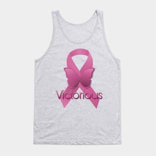 Breast Cancer Pink Ribbon Tank Top